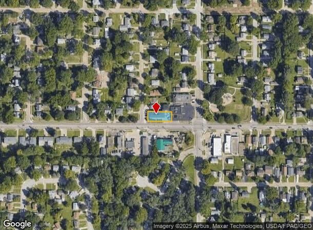  6624 Blondo St, Omaha, NE Parcel Map