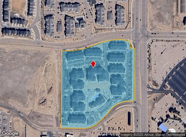  11105 Cedar Glen Vw, Colorado Springs, CO Parcel Map