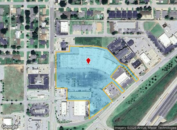  310 N Washington St, Weatherford, OK Parcel Map