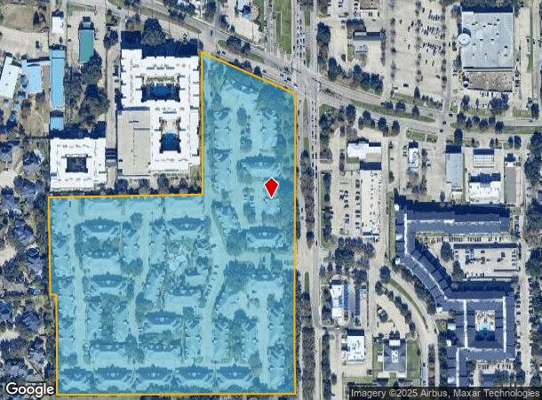 1600 Eldridge Pkwy, Houston, TX Parcel Map