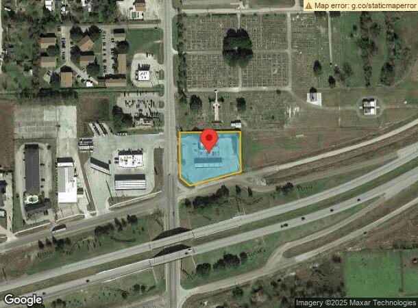  1721 S Mechanic St, El Campo, TX Parcel Map