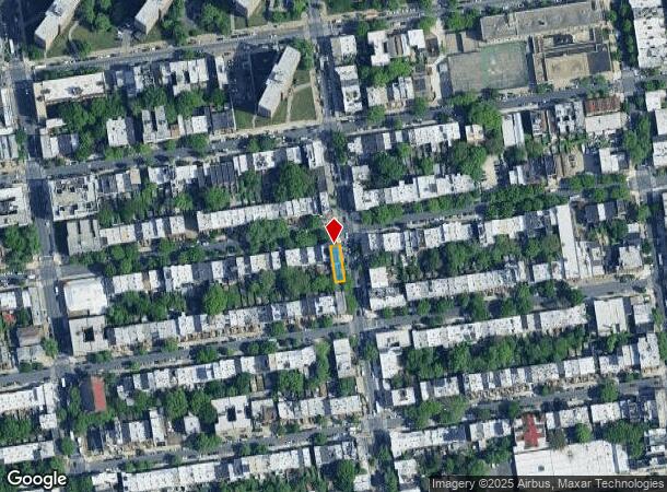  896 Lafayette Ave, Brooklyn, NY Parcel Map