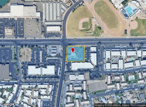 1761 W Baseline Rd, Mesa, AZ Parcel Map