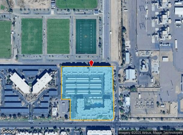  1260 E University Dr, Tempe, AZ Parcel Map