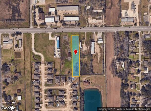 6826 Broadway St, Pearland, TX Parcel Map