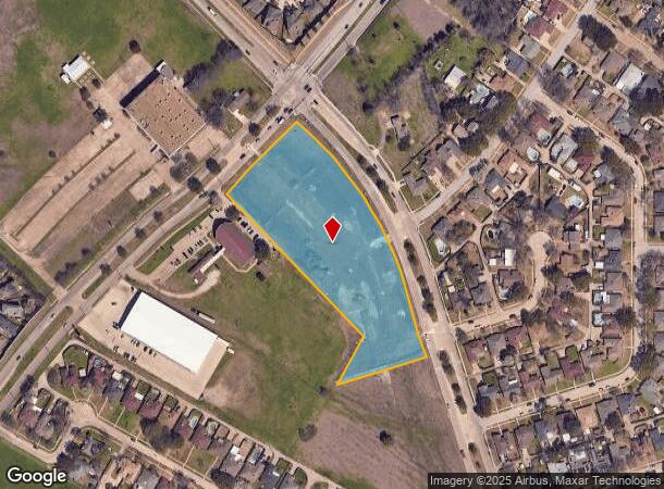  3301 Roan Rd, Garland, TX Parcel Map