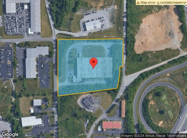  200 Industrial Dr, Christiansburg, VA Parcel Map