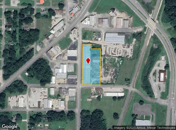  1414 Broadway St, Sheffield, AL Parcel Map