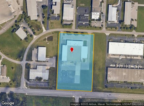 7801 N Central Dr, Lewis Center, OH Parcel Map