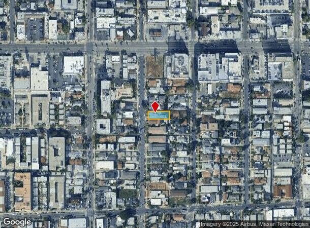  1412 N Mariposa Ave, Los Angeles, CA Parcel Map