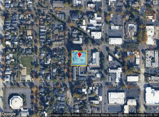 1601 Olive St, Eugene, OR Parcel Map