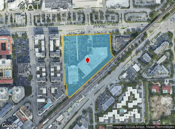  7200 S Dadeland Blvd, Miami, FL Parcel Map