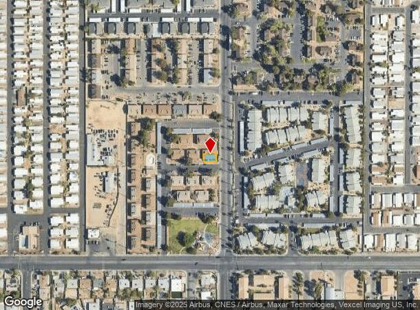  4590 Carriage Park Dr, Las Vegas, NV Parcel Map