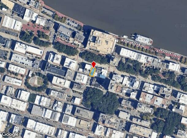  13 W Bay St, Savannah, GA Parcel Map