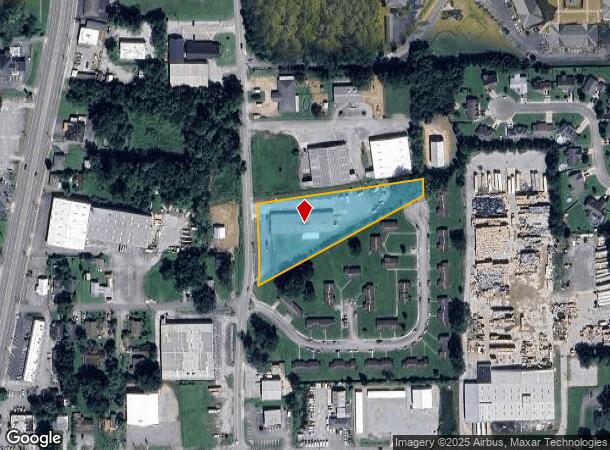 1379 Cross St, Fort Oglethorpe, GA Parcel Map
