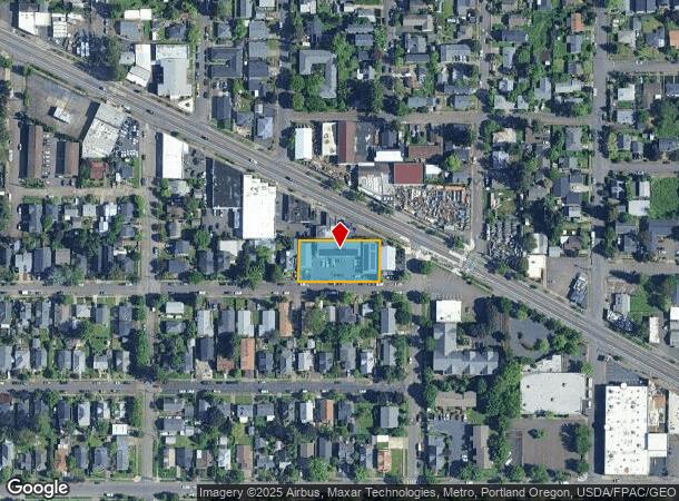  7531 Se Steele St, Portland, OR Parcel Map
