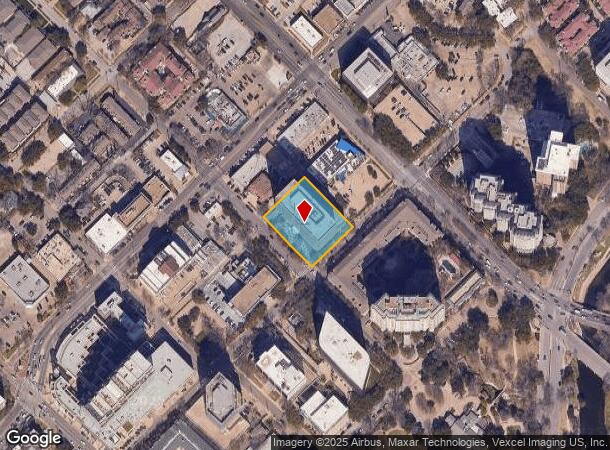 3710 Rawlins St, Dallas, TX Parcel Map