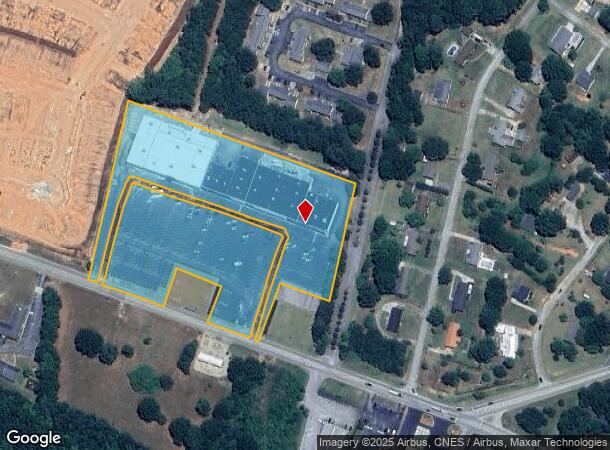 1500 W Main St, Laurens, SC Parcel Map