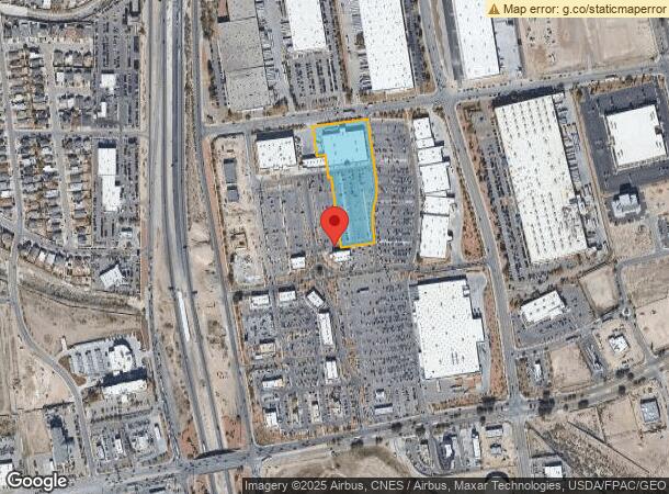  6450 N Desert Blvd, El Paso, TX Parcel Map