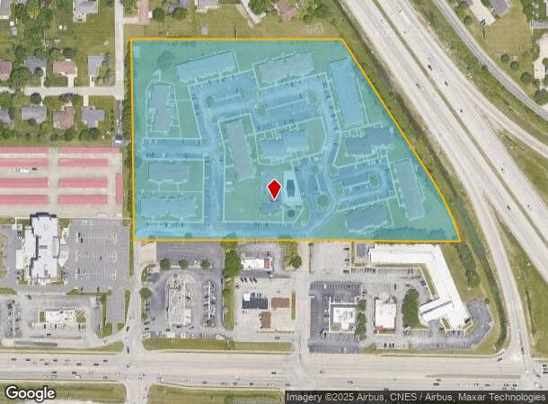  100 Tonto Trl, Lafayette, IN Parcel Map