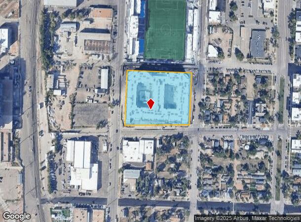  655 S Sierra Madre St, Colorado Springs, CO Parcel Map