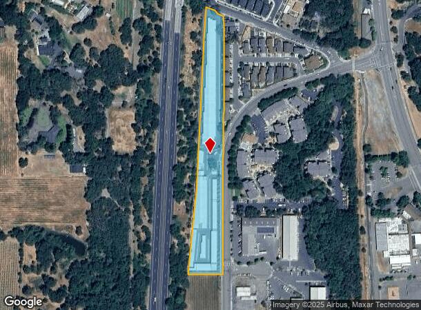  1555 Grove St, Healdsburg, CA Parcel Map