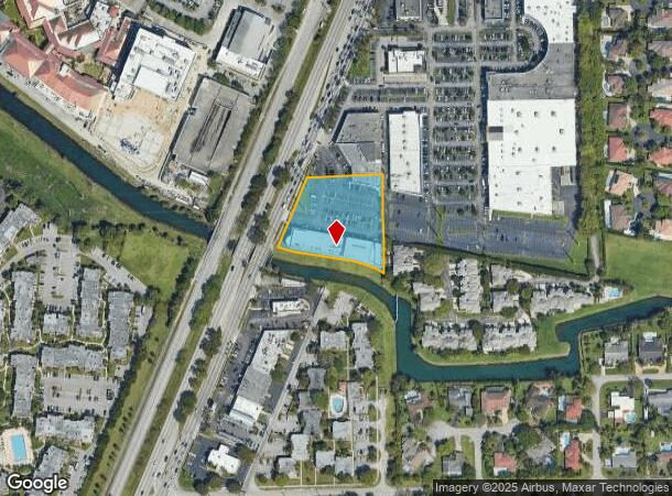  13801 S Dixie Hwy, Miami, FL Parcel Map