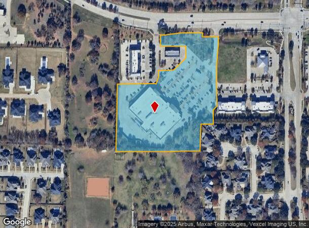 4301 Cross Timbers Rd, Flower Mound, TX Parcel Map