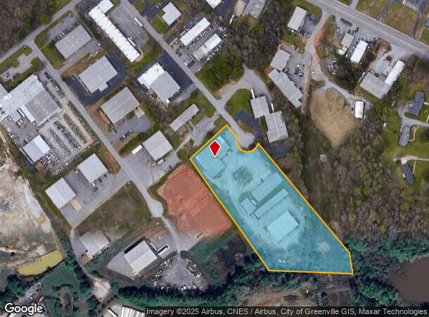514 Palmetto Dr, Simpsonville, SC Parcel Map