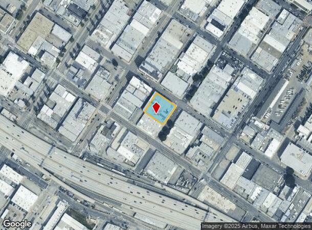  1501 Santee St, Los Angeles, CA Parcel Map