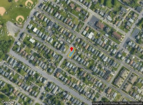  1350 Bryn Mawr St, Scranton, PA Parcel Map