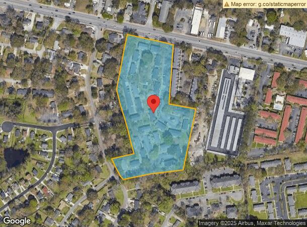  1120 Crull Dr, Charleston, SC Parcel Map