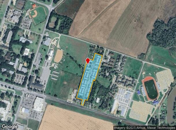 1821 Red River Ave, Wharton, TX Parcel Map