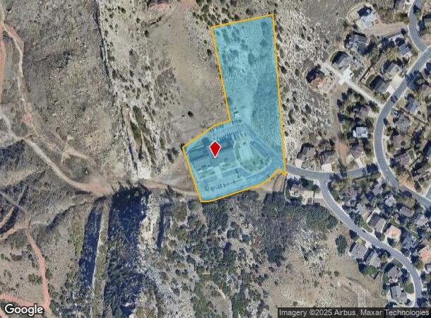 2760 Fieldstone Rd, Colorado Springs, CO Parcel Map