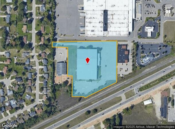  596 Baldwin St, Jenison, MI Parcel Map