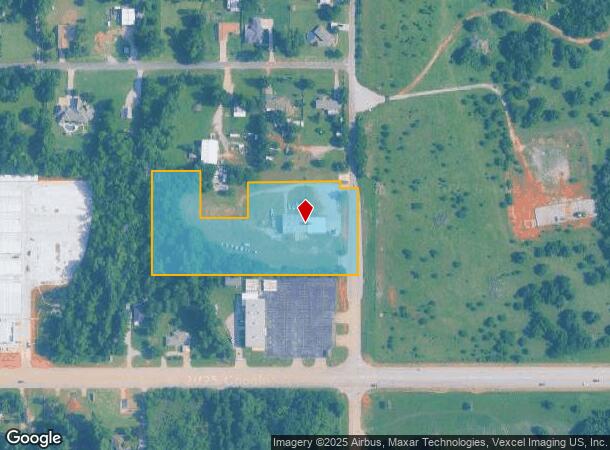 221 N County Line Rd, Mustang, OK Parcel Map