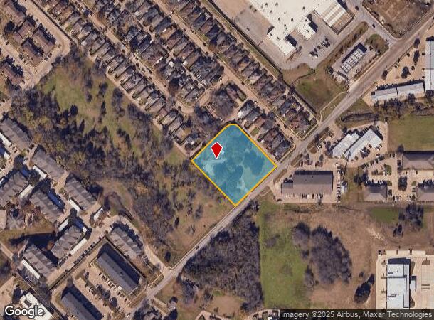  1609 Range Dr, Mesquite, TX Parcel Map