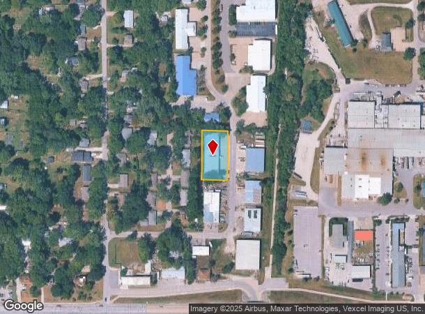  2201 Delaware St, Lawrence, KS Parcel Map