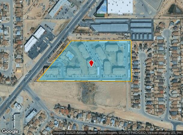  1640 N Zaragoza Rd, El Paso, TX Parcel Map