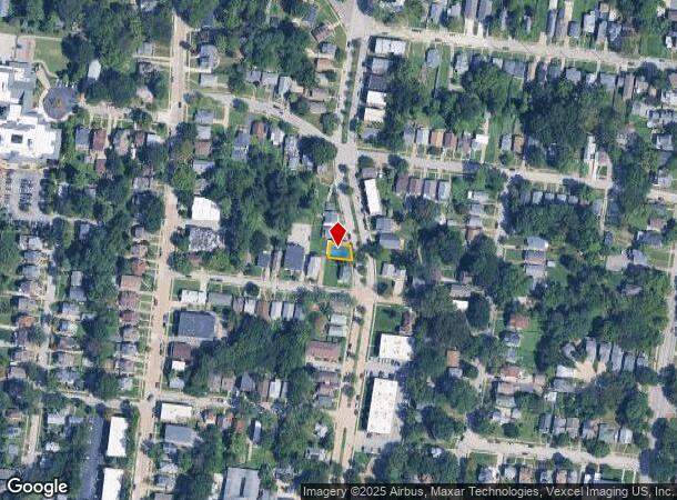  2009 Yale Ave, Saint Louis, MO Parcel Map