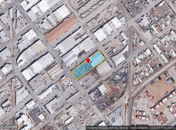  1720 Magoffin Ave, El Paso, TX Parcel Map