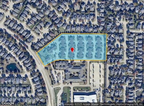  2551 Alma Rd, Mckinney, TX Parcel Map