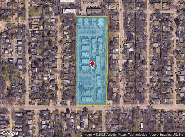 1901 W 5Th St, Irving, TX Parcel Map