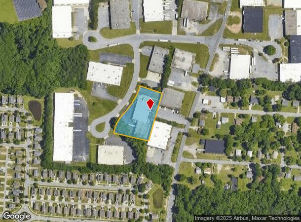  822 Herman Ct, High Point, NC Parcel Map