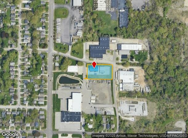  1302 Austin Ave, Akron, OH Parcel Map