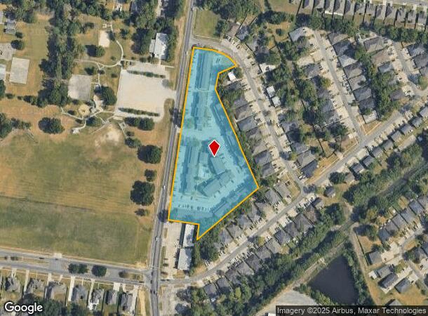  855 S Flannery Rd, Baton Rouge, LA Parcel Map