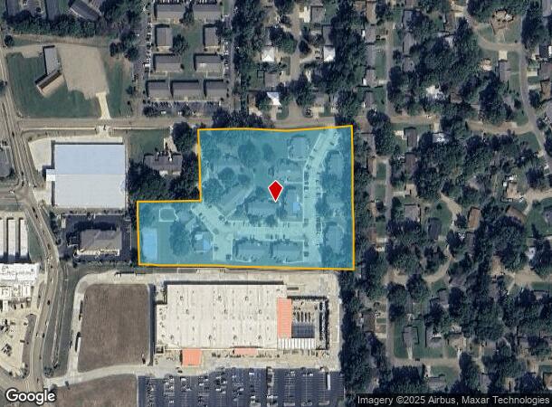  416 Woodstone Rd, Clinton, MS Parcel Map