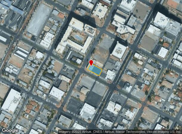 633 S 4Th St, Las Vegas, NV Parcel Map