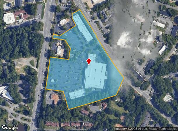  8725 Roswell Rd, Atlanta, GA Parcel Map