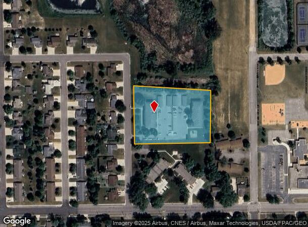  1710 Newton Ave N, Glencoe, MN Parcel Map